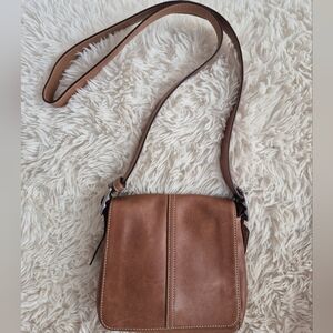 Coach Brown Leather Crossbody Bag